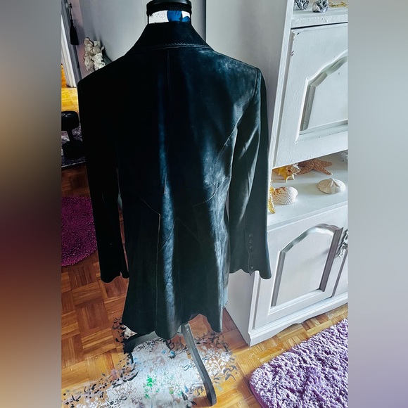 Stunning Anne Klein Leather Coat - Picture 7 of 11